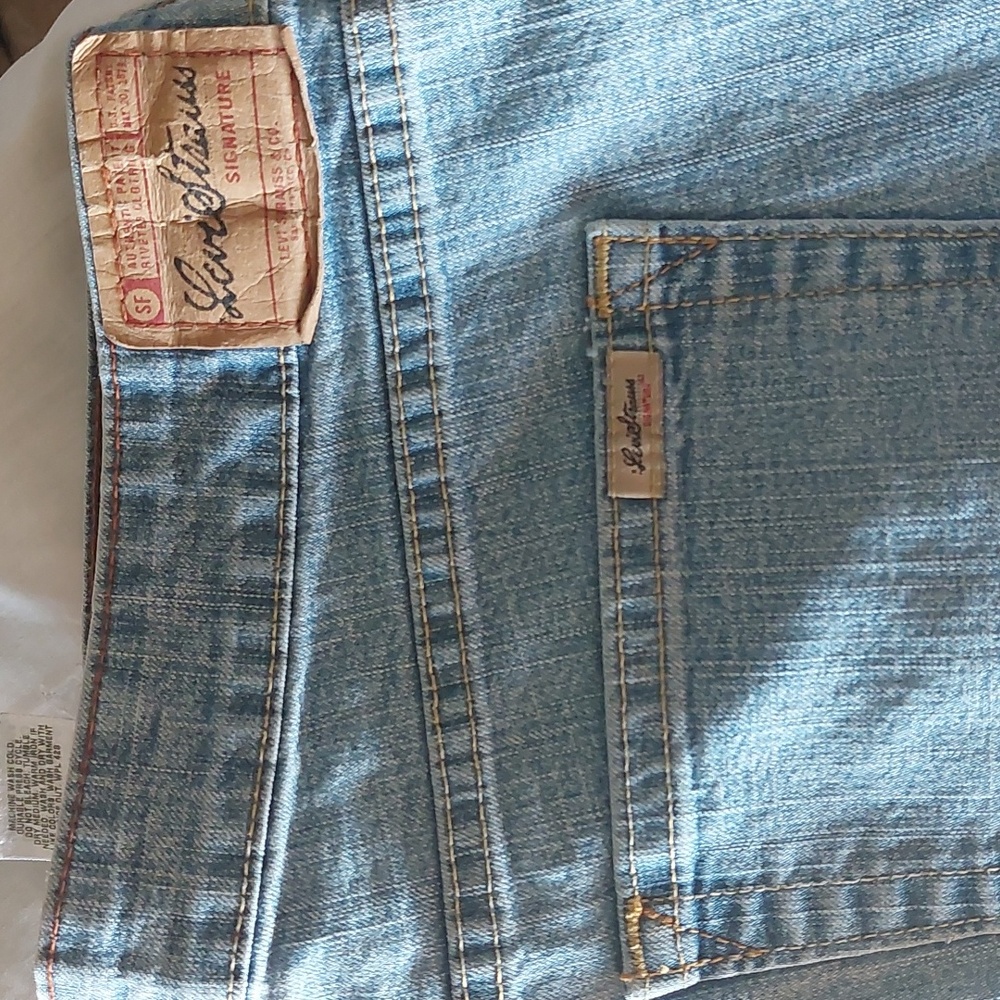Levi's jeans stretch lowrise bootcut misses 14 short